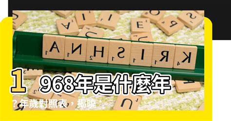 1981年是什麼年|年歲對照表